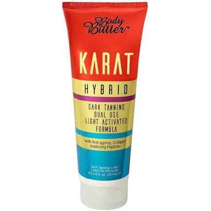 Body Butter Karat Hybrid Dark Tanning Dual Use Light Activated Formula 251ml