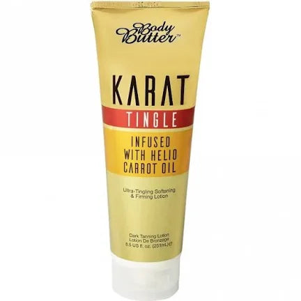 Body Butter Karat Tingle Tanning Lotion Infused with Helio Carrot Oil 251ml