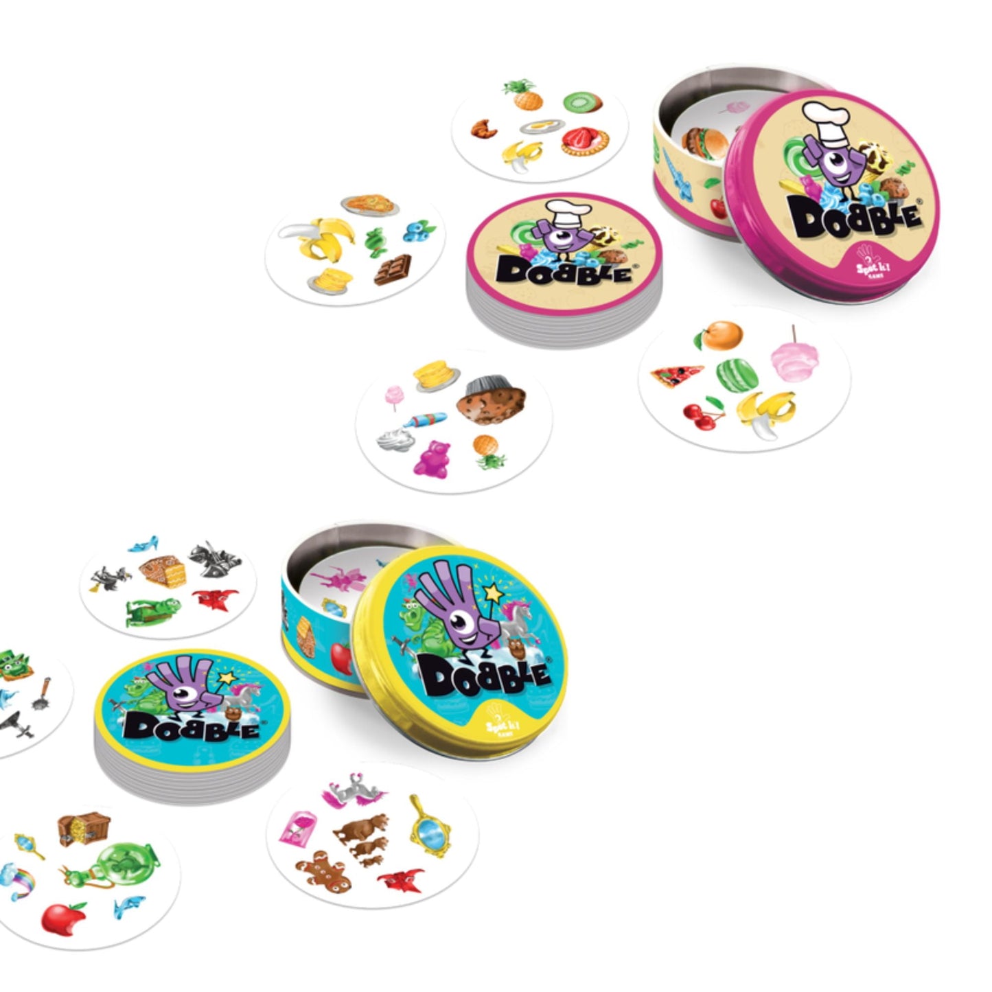 Asmodee | Dobble Junior | Card Game | Ages 4+ | 2-8 Players | 15 Minutes Playing
