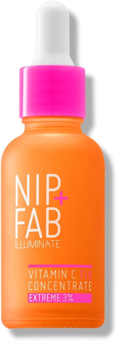 Nip + Fab Vitamin C Fix Booster Face Drops Moisturizing Hydrating Antioxidant Face Brightener 30 ml